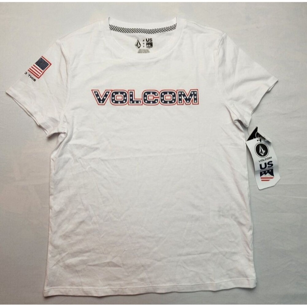 VOLCOM H3502200 USST Womens Short Sleeve Tee White Small
